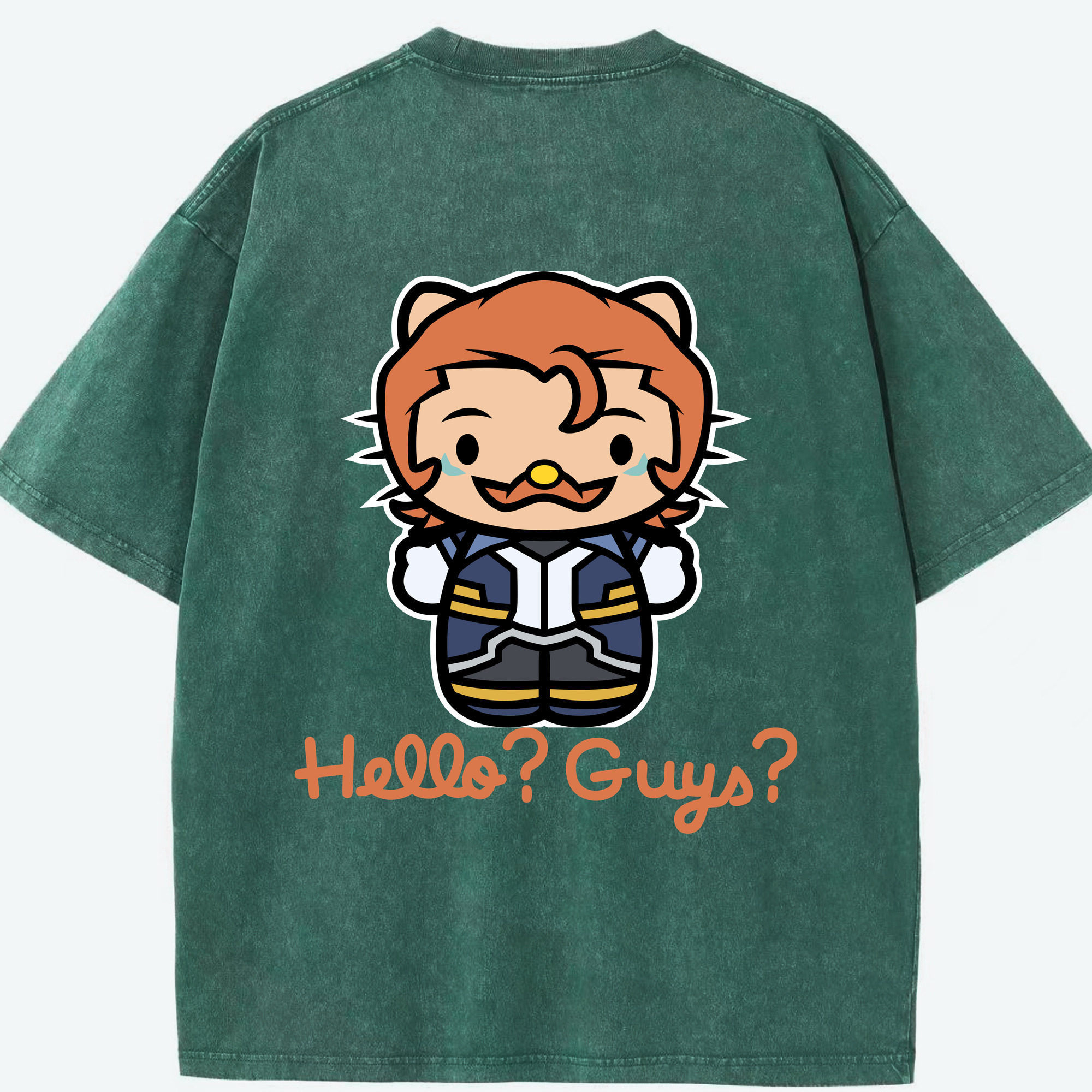 （画像用） Hello Kitty ハローキティ 綿100% ヴィンテージ風 半袖Tシャツ（背面プリント）